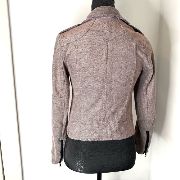 cupcakes & cashmere Pink Metallic Moto Jacket - Picture 9 of 12